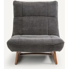 Am.pm Lafar Fauteuil en noyer et velours - Armchair