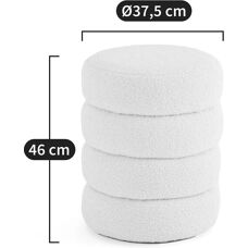 La Redoute Intérieurs Pilou Pouf Bouclé Rond - Pouf