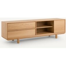 AM.PM Gloria Mueble de TV de Roble - Diseño Modernista