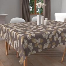 Soleil DOCRE Quadratische Tischdecke - Anti-Fleck Wasserabweisend Polyester