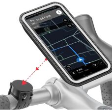 Support Téléphone Shapeheart Bike XL - Magnétique, Imperméable, 9kg - Publicité