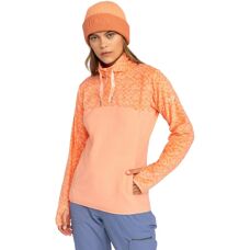 Roxy Sayna Half Zip mikina - Recylovaný polyester, teplá