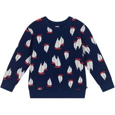 Sweat-shirt Enfant Petit Bateau - Blason Marine