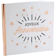 Santex Livre d'Or Or Rose - 20 Pages - 24x24cm - Publicité