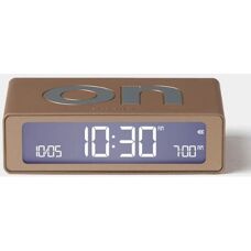 Lexon Flip Mini Relógio despertador Dourado Macio - Relógio
