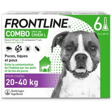 Frontline Cane L 20-40kg - Protezione 12 Mesi - 6 Pipette