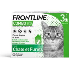 Frontline Chat Traitement antiparasitaire - 3 pipettes - Publicité