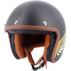 Helstons - Modell 2206 - Schwarz/Gold Carbon Helm - Helm