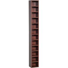 HOMCOM Almacenamiento compacto de CDs - 12 compartimentos - 204 CDs