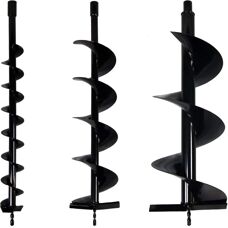 GT GARDEN Bohrerset - Durchmesser 80/150/250 mm - 80 cm