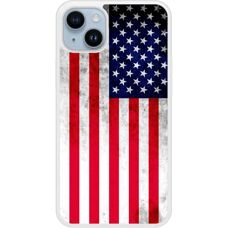 1001coques iPhone 14 Plus - Coque Silicone Drapeau USA - Publicité