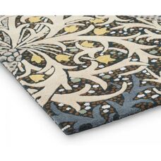 Tapis en Laine Bleu Fleuri Morris & Co - Rectangulaire 170x240 - Tapis - Publicité