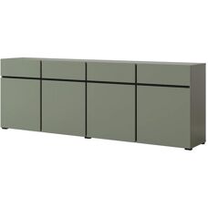 Meublorama - HAVANA XL - Vert sauge - 225 cm - Buffet - Publicité