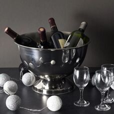Générique Seau à Glace en Inox - 36cm - Design Élégant - Usage Fête - Publicité