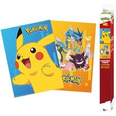 Set di poster Pokémon ABYstyle - 52x38cm - Personaggi Chibi