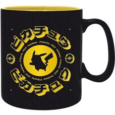 ABYstyle Pikachu Tasse - 400 ml - Schwarz, Gelb - Pokémon