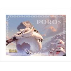 GB Eye League Of Legends Poro Innrammet Trykk - Veggkunst