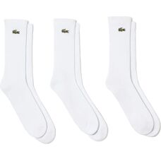 Lacoste SPORT Calze Alte 3-Pezzi (RA4182) - bianco