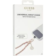 Guess Uniwersalny pasek na rękę Saffiano Chain 4G Charm