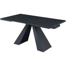 Table à manger extensible Pascal Morabito - Effet marbre noir - Intérieur