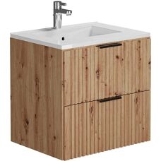 ZEVARA Natural Light Suspended Bathroom Furniture - 60cm