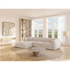 Maison Céphy Camilio Beżowa Lewa Rogowa Sofa - Sofa