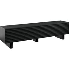 Vente-unique Modern TV Cabinet - 180cm - Black - European