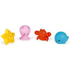 Janod Octopus, Lobster & Whale Bath Toys - Bath Toys