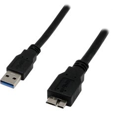 MCL 1.8m USB 3.2 Gen 1 Micro-USB B à USB A Noir - Publicité