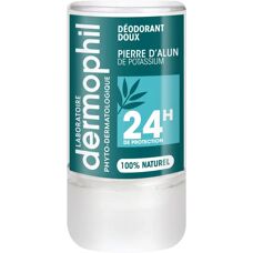 Dermophil Indien Déodorant Doux Pierre d'Alun 115 g - Stick - Publicité
