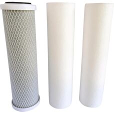 AQUAWATER - Water Filter Kit - 3 Cartridges, 10" - 6 Months