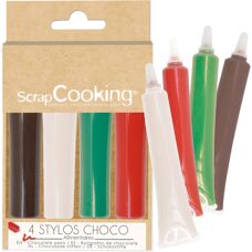 ScrapCooking 4 Penne al Cioccolato - Decorazioni Natalizie