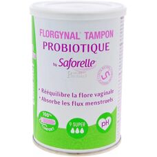 Saforelle Saforelle Florgynal Tampon Probiotique - Flux Abondant - Hygiène & Soins - Publicité