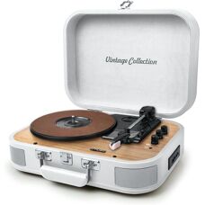 Platines Muse MT-201 WW - Stéréo, Bluetooth, USB, RCA, Blanc - Publicité