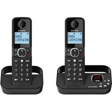 Alcatel F860 Voice - Caller ID, Cordless, Twin Pack - Telephone