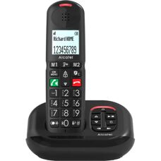Alcatel XL685 Voice - Vezeték nélküli senior telefon válaszolóval - Nagy kijelző - Nagy gombok - Hangnövelő - Handsfree - Hívásblokkolás - Fekete