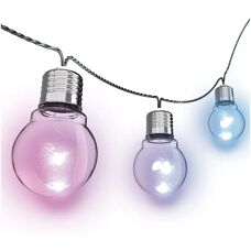 XANLITE Ciąg świateł - RGB Na zewnątrz 5m - 10 Żarówek