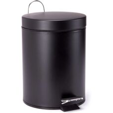 MSV 3700703902652 Mülleimer - 3L Edelstahl Schwarz