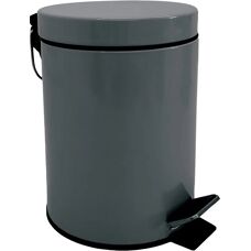 MSV Kompakter Edelstahl-Pedalbehälter - 3L Mülleimer
