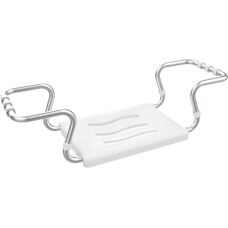 MSV Bathtub Seat Adjustable 50-70cm White - Bath Accessory