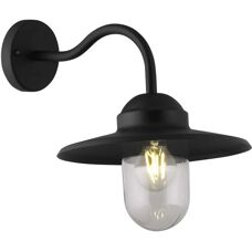 ARUM LIGHTING Lámpara de Pared Exterior E27 Negra - Farol