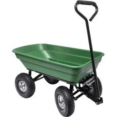 WERKA PRO Carrello da giardino - Struttura in acciaio, 52L