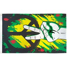 Drapeau Graffiti de Paix - 150x90cm - Bannière - Drapeau - Publicité