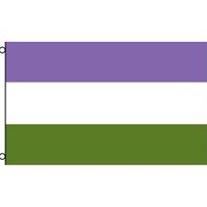 AZ FLAG - Orgullo Genderqueer - 150x90cm - Poliéster - Flag