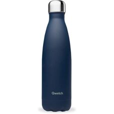 Bouteille Isotherme Granite Bleu Nuit Qwetch - 500ml - Publicité