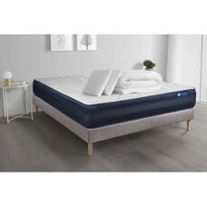 ACTISOM Grauer Latex-Schaumstoffmatratzen-Set - 180x200