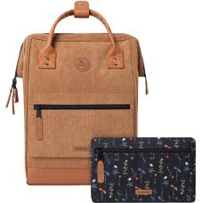 Sac à dos Cabaia Dubai Marron en Velours Recyclé - 23L - Publicité