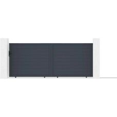 Casanoov Eiger Schiebetür-Set - 400x160cm, Anthrazit