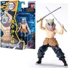 Inosuke Hashibira Demon Slayer akciófigura - 12cm - Gyűjthető