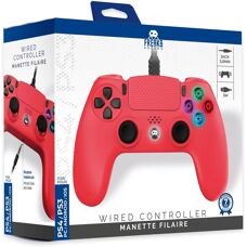 Controlador con cable rojo Freaks and Geeks - PS4 - 140061h